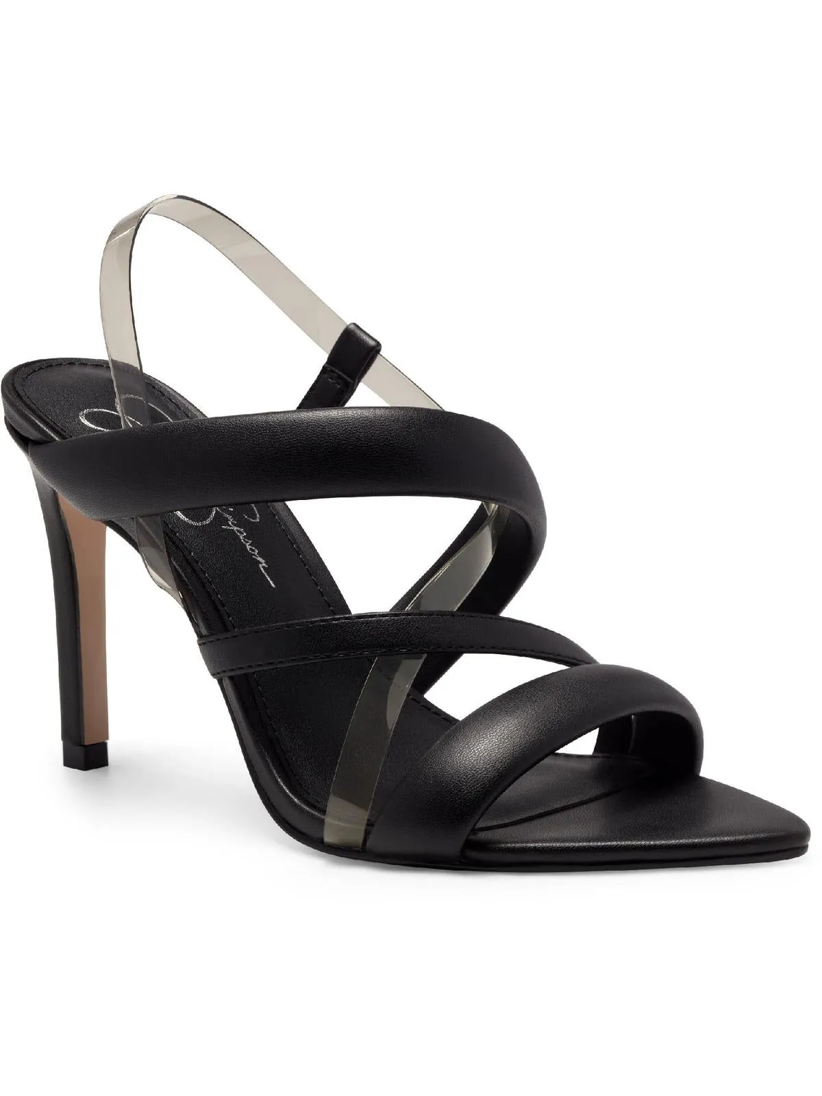 Formal Event Heels Christmas Party Heels Krissta  Womens Faux Leather Pointed Toe Heels