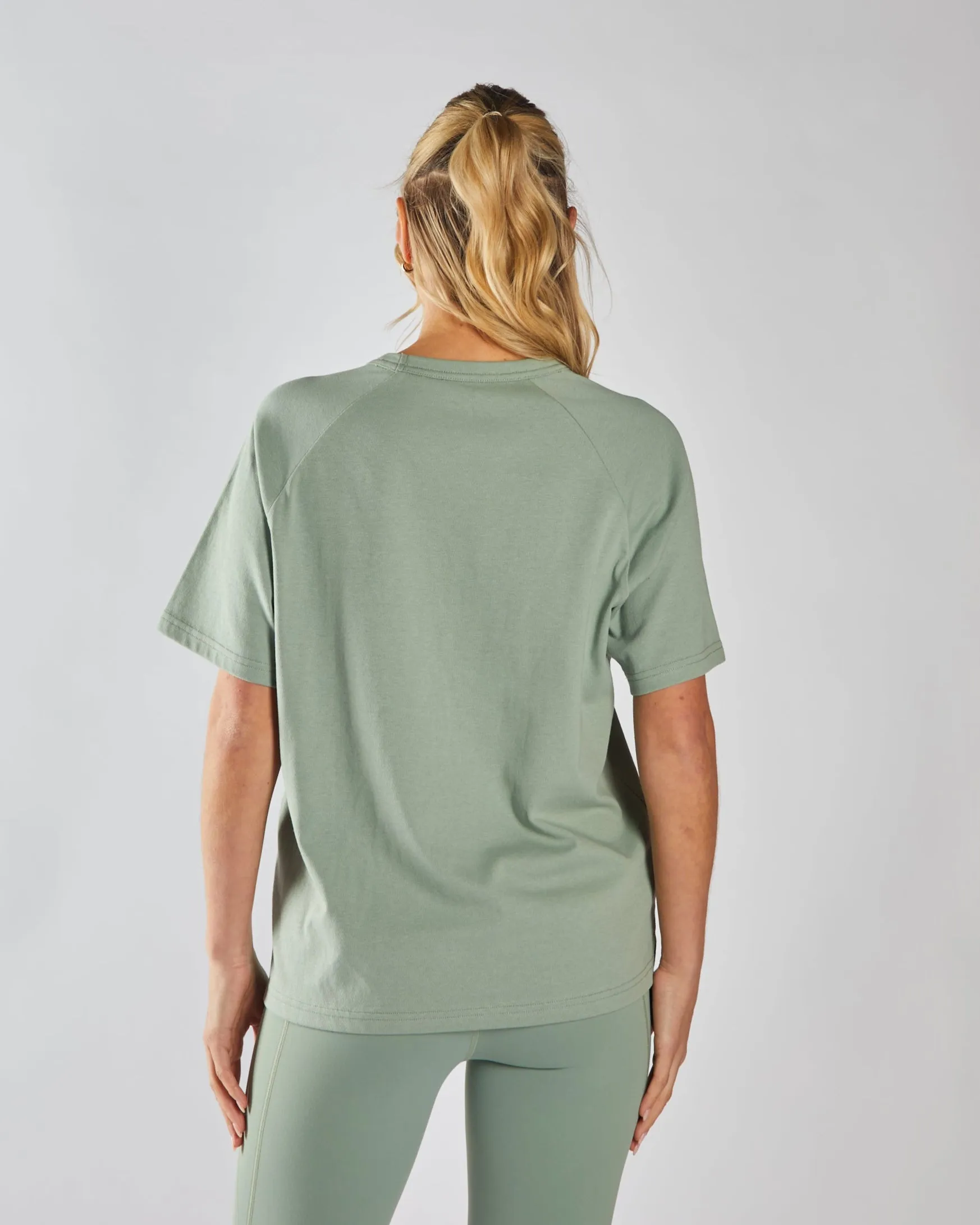 Daily Style Soft Touch Fit Gia T-Shirt Moss Green
