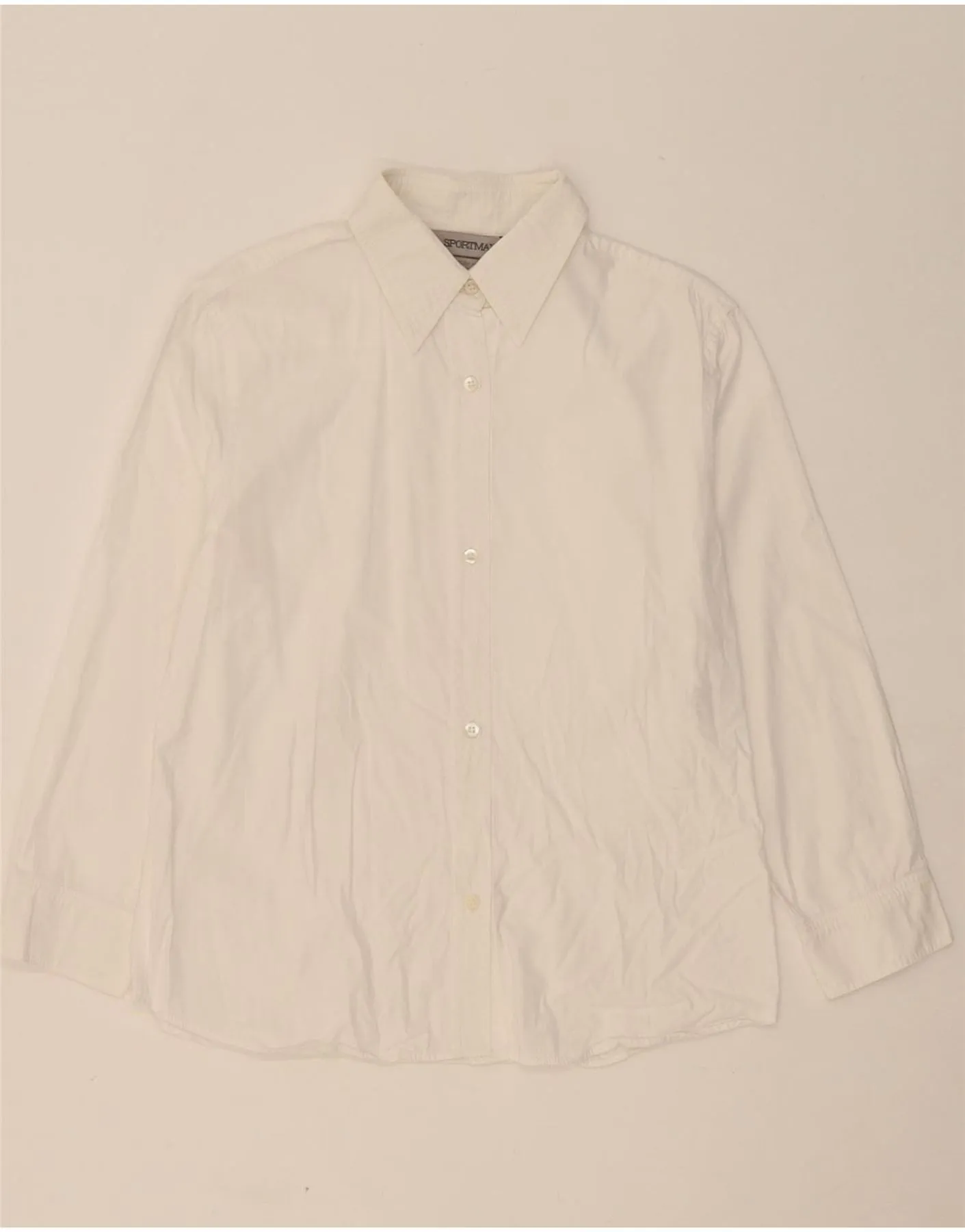 Urban Style SPORTMAX Womens Shirt UK 16 Large White