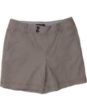 EDDIE BAUER Womens Seattle Chino Shorts US 12 Large W34  Grey Cotton Lakeside Relaxation Rooftop Bar