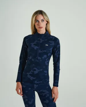 product couple connection product nautical charm Unwind Half Zip Midnight Camo