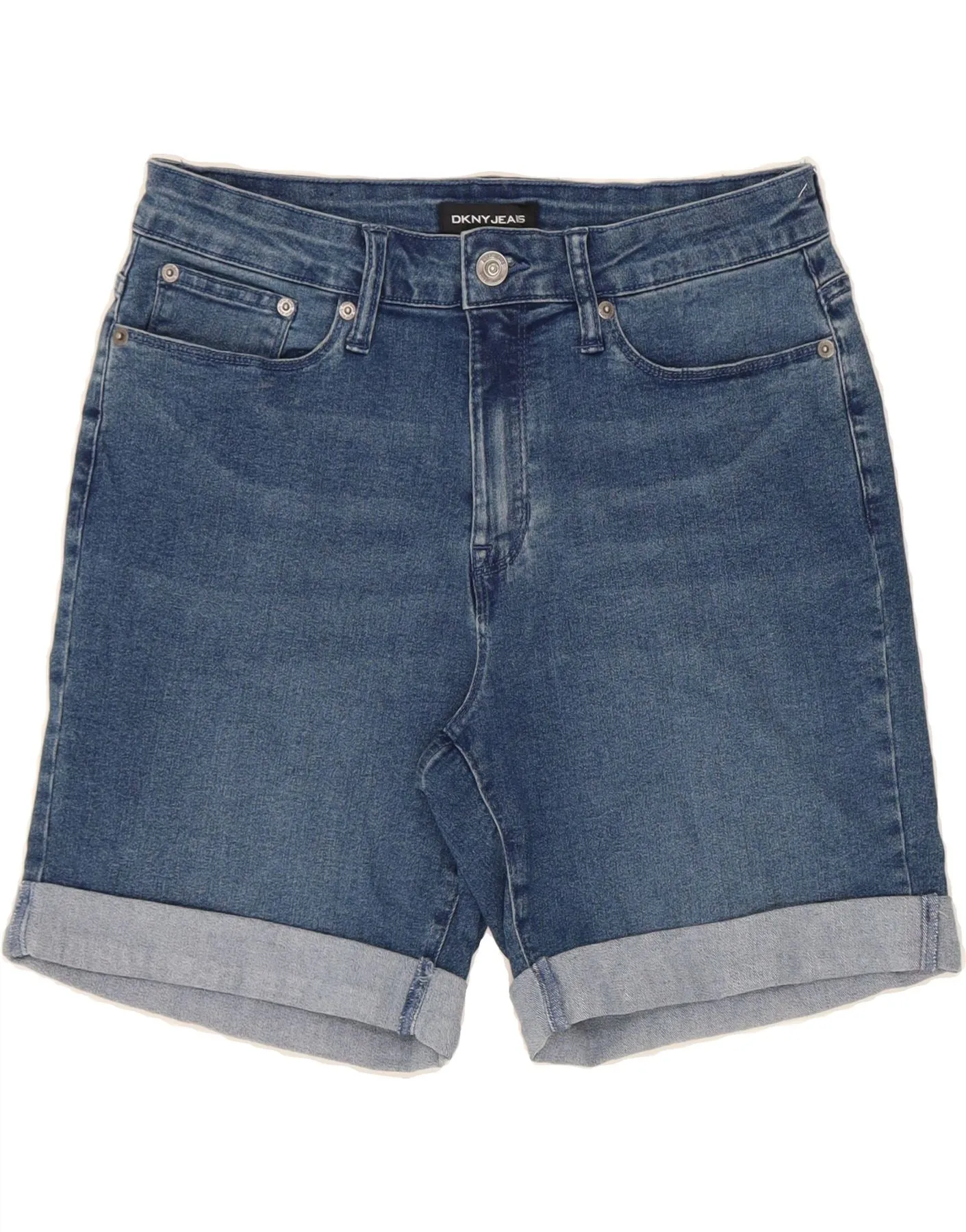 Cruise Collection Comfort-First DKNY Womens Denim Shorts US 6 Medium W28 Blue Cotton