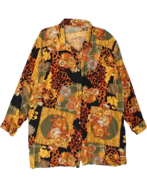 Easy Styling VINTAGE Womens Shirt Blouse UK 20 2XL Multicoloured Floral