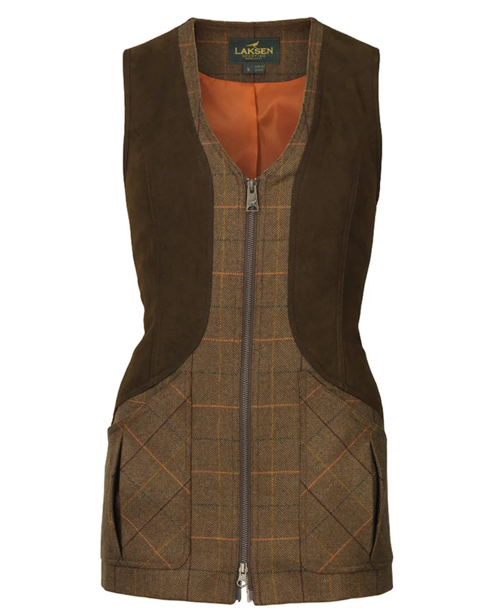 Laksen Cara Linhope Tweed Zip Shooting Vest professional users