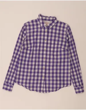 Flexible Mobility PENGUIN Womens Shirt UK 14 Large Purple Gingham