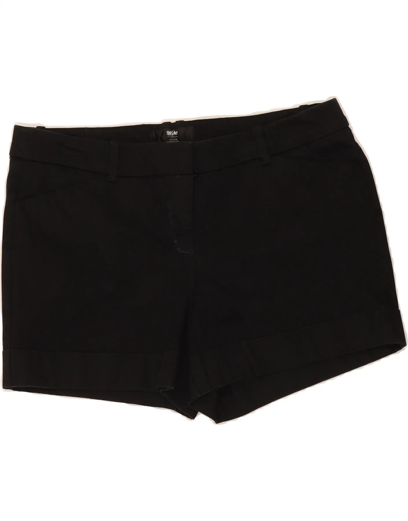 Lightweight texture MOSSIMO Womens Casual Shorts US 12 Large W32  Black Cotton