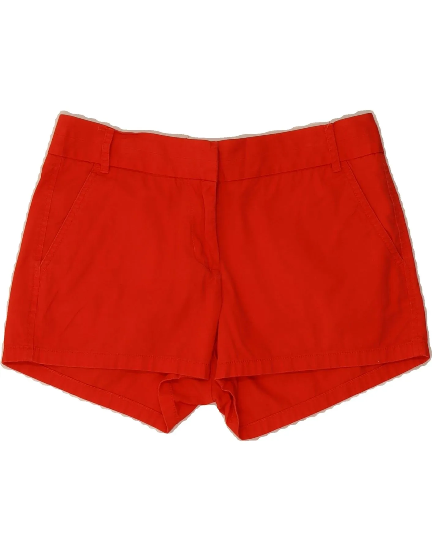 Subtle Print J. CREW Womens Broken In Chino Shorts US 6 Medium W30  Red Cotton