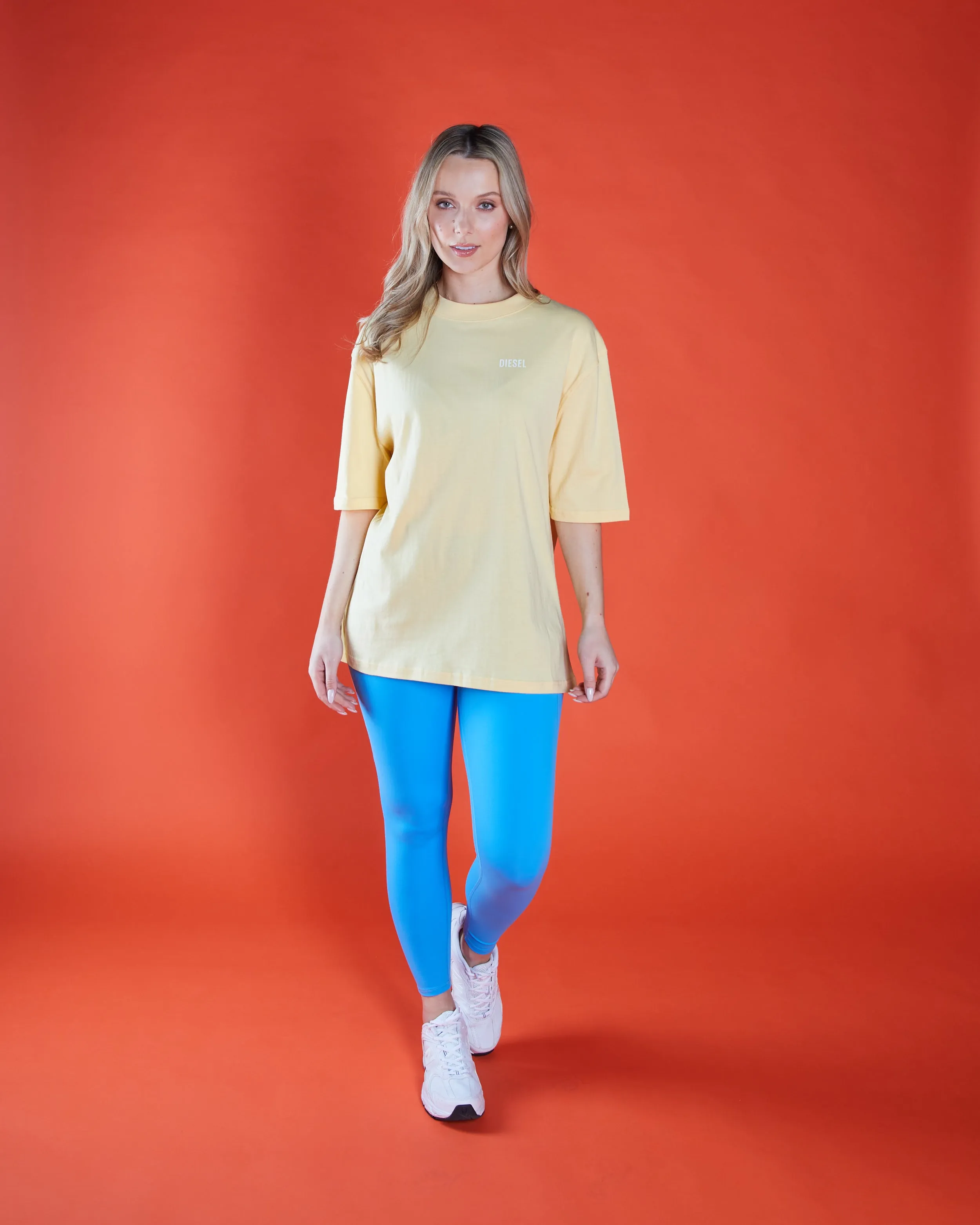 Silk combination On-the-Go Comfort Valaria T-Shirt Dhalia Yellow