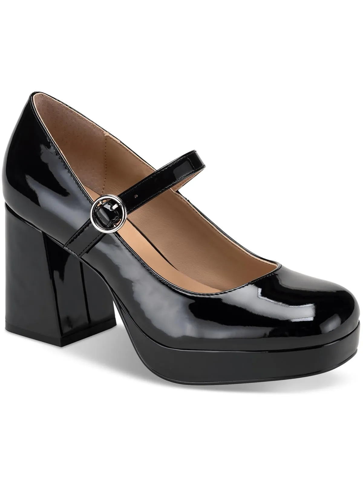 Luxury Sandals Vaneciaa Womens Round Toe Slip On Mary Jane Heels