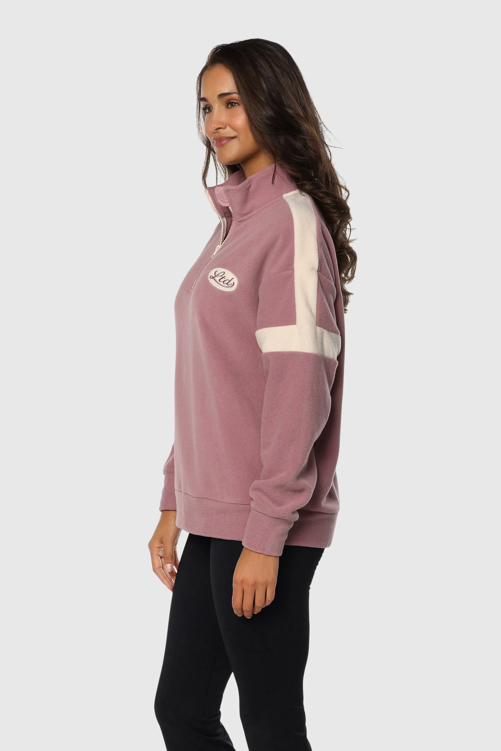 Polar Fleece 1/4 Zip tribal print