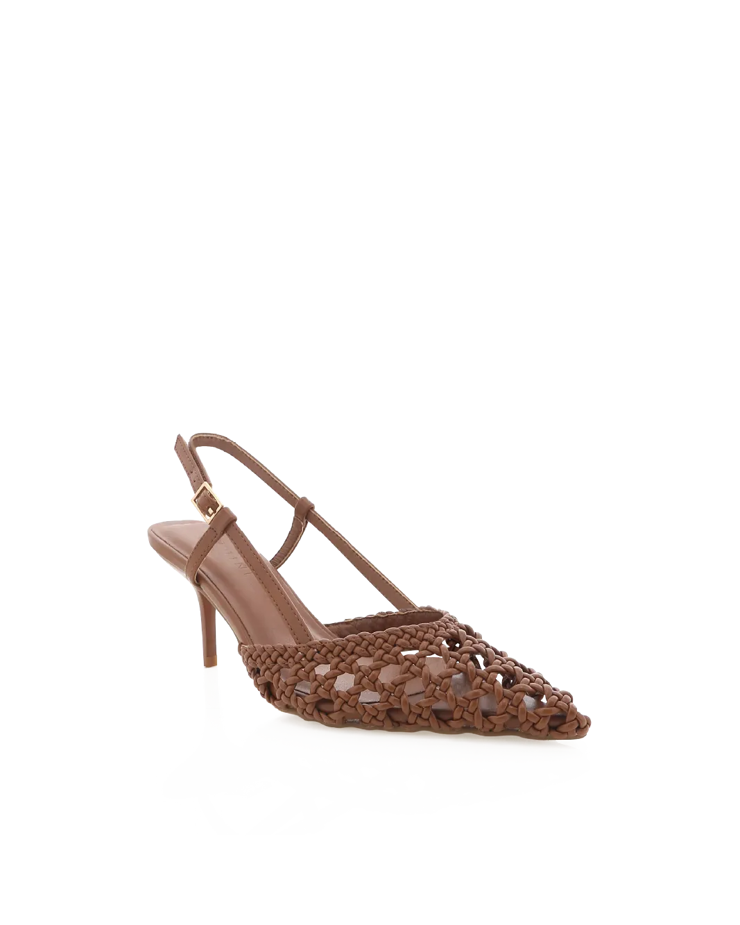 Satin Pumps Occasion Footwear LUMMI - CARAMEL