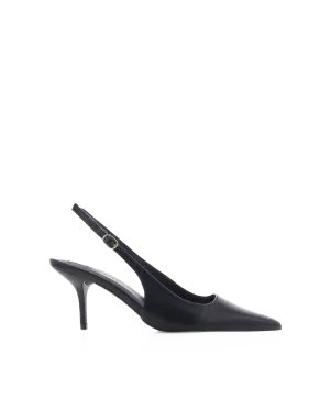 Clear Sandals for Weddings True Comfort LYLE - MATTE BLACK