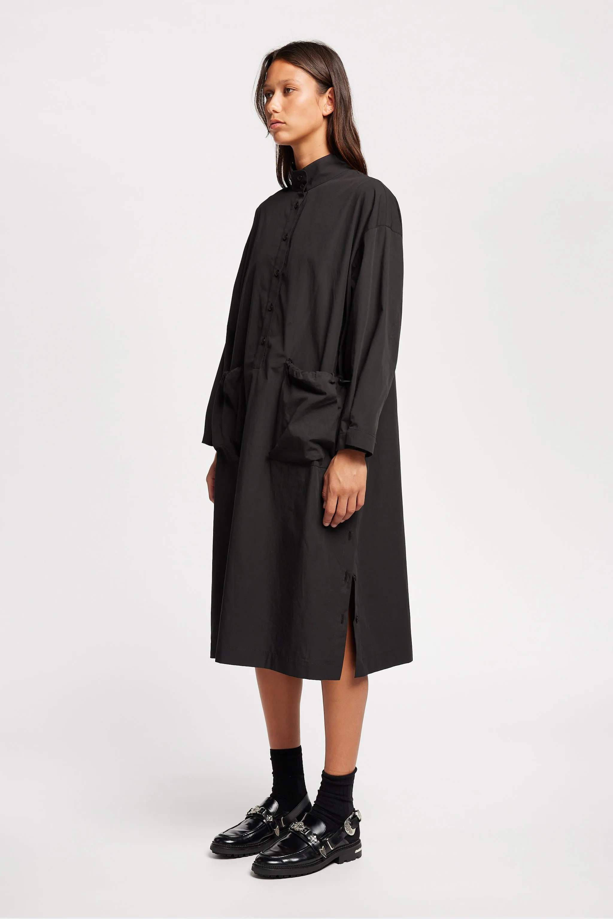 Matte Fabric Odeum Dress Black