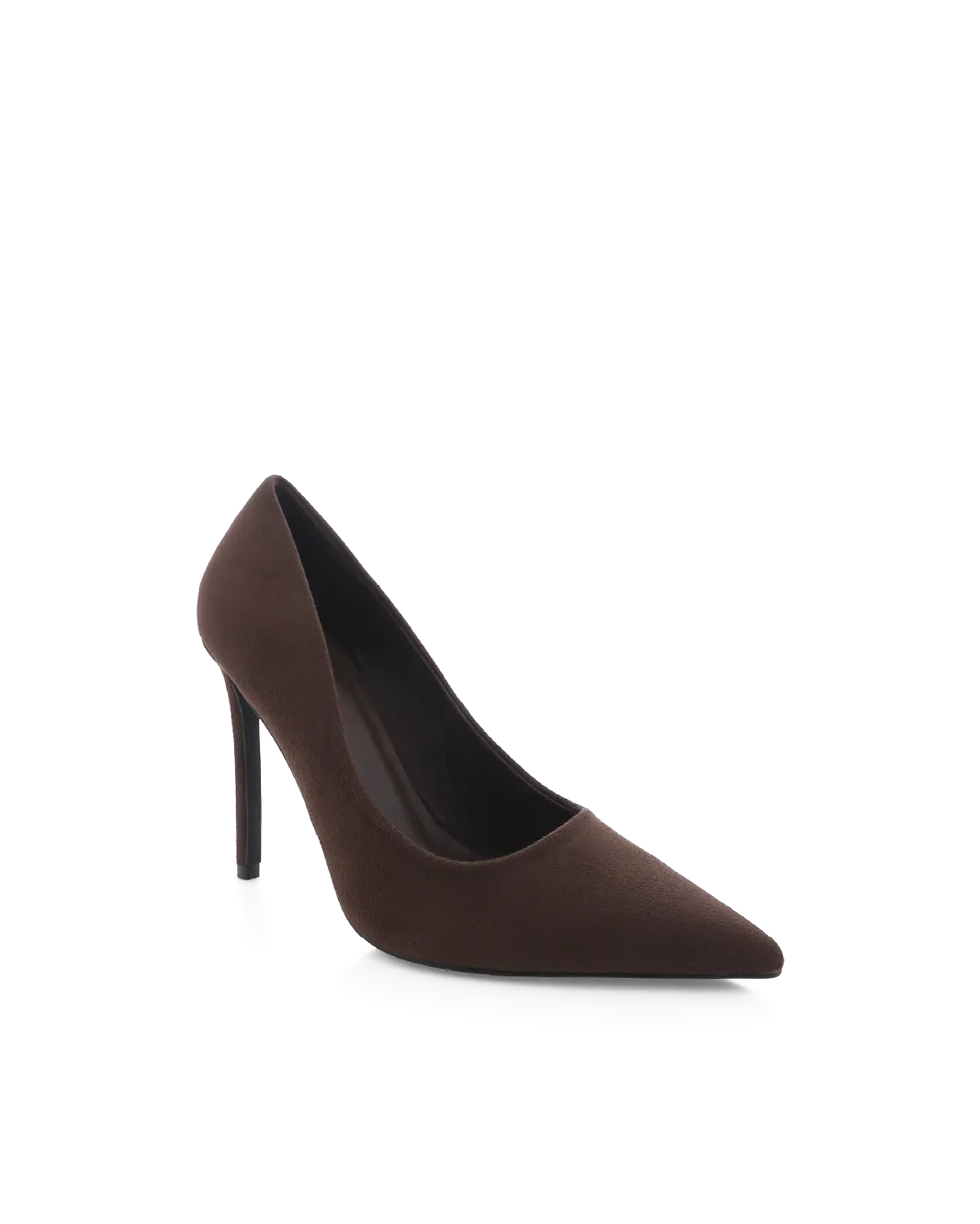 Fashion Stiletto Sandals Holiday Heels EMERIC - DARK CACAO SUEDE