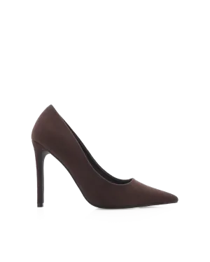 Strappy Sandals Soft Finish EMERIC - DARK CACAO SUEDE