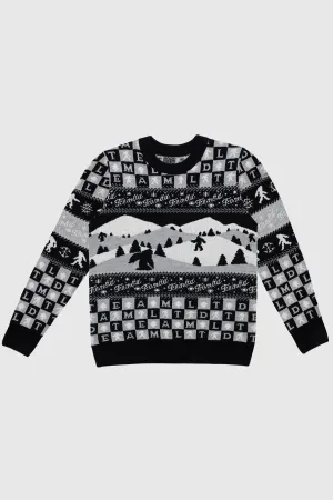 Yeti Party Sweater Houndstooth Smart Design