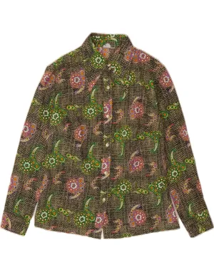 Unisex Option Wedding guest VINTAGE Womens Shirt Blouse IT 48 XL Multicoloured Paisley Polyester