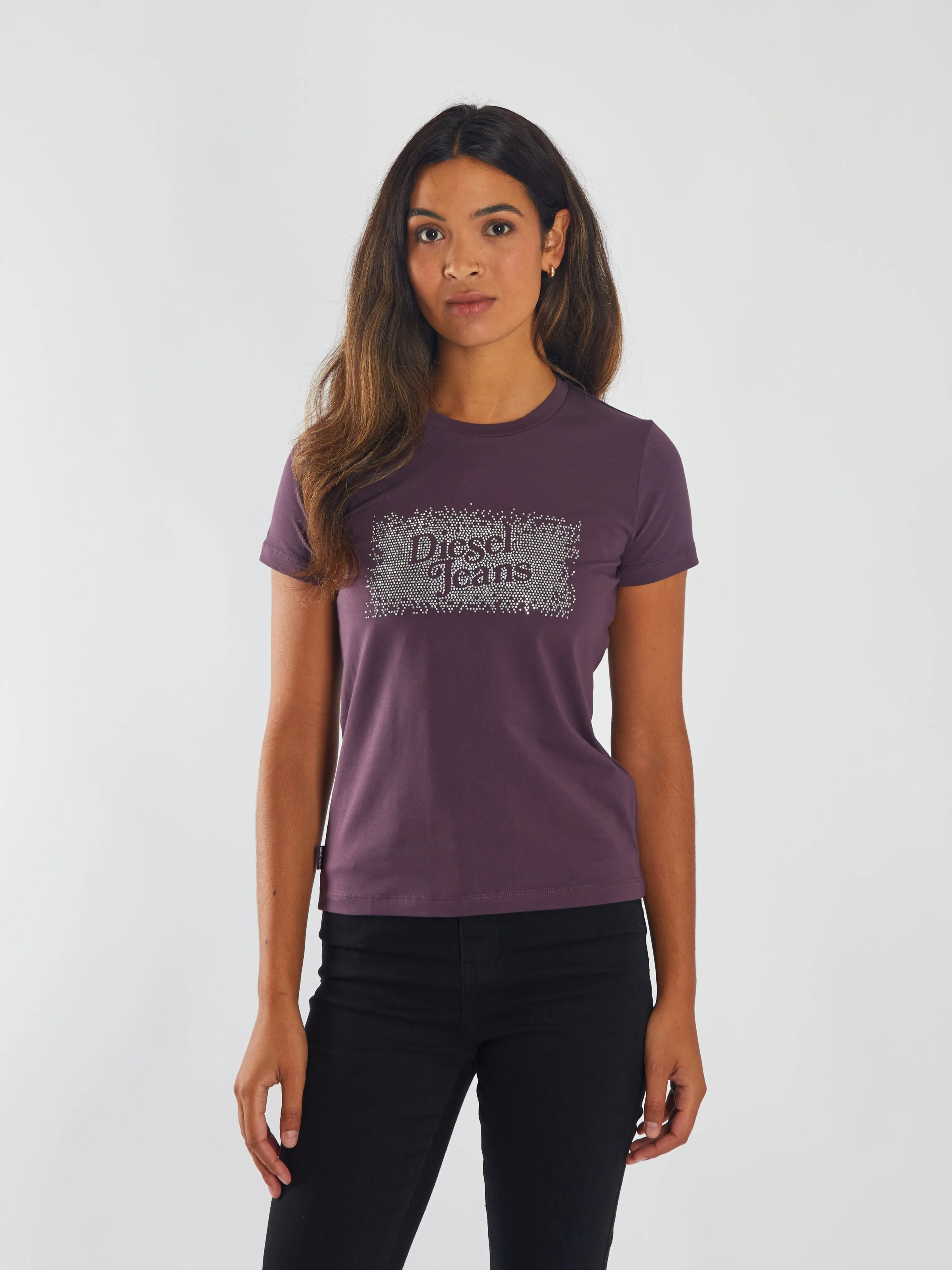 Mariana Tee Plum Perfect Stylish Look Layered Shoulder Design