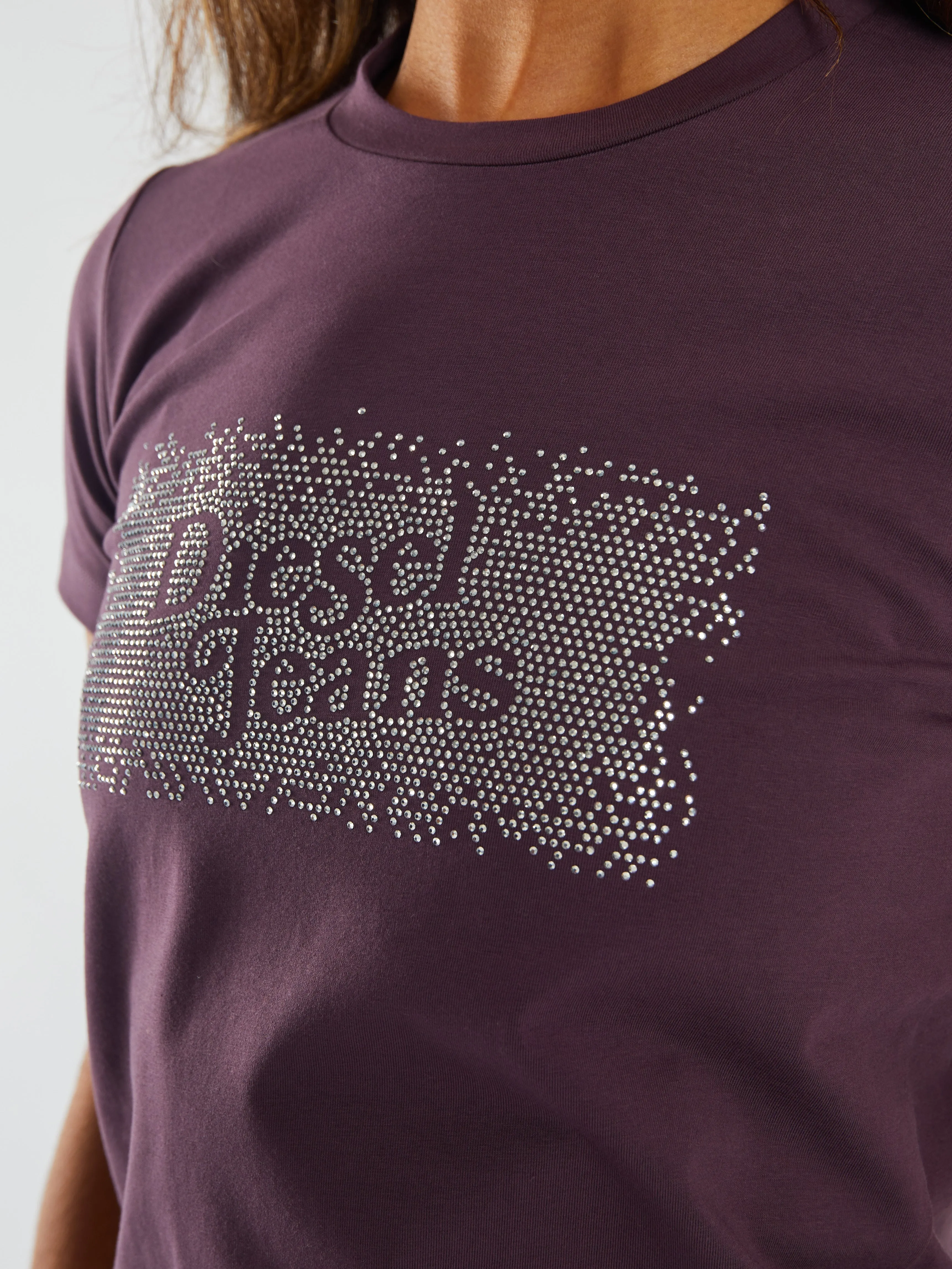 Mariana Tee Plum Perfect UV Protection Fabric LayeredHemDetails