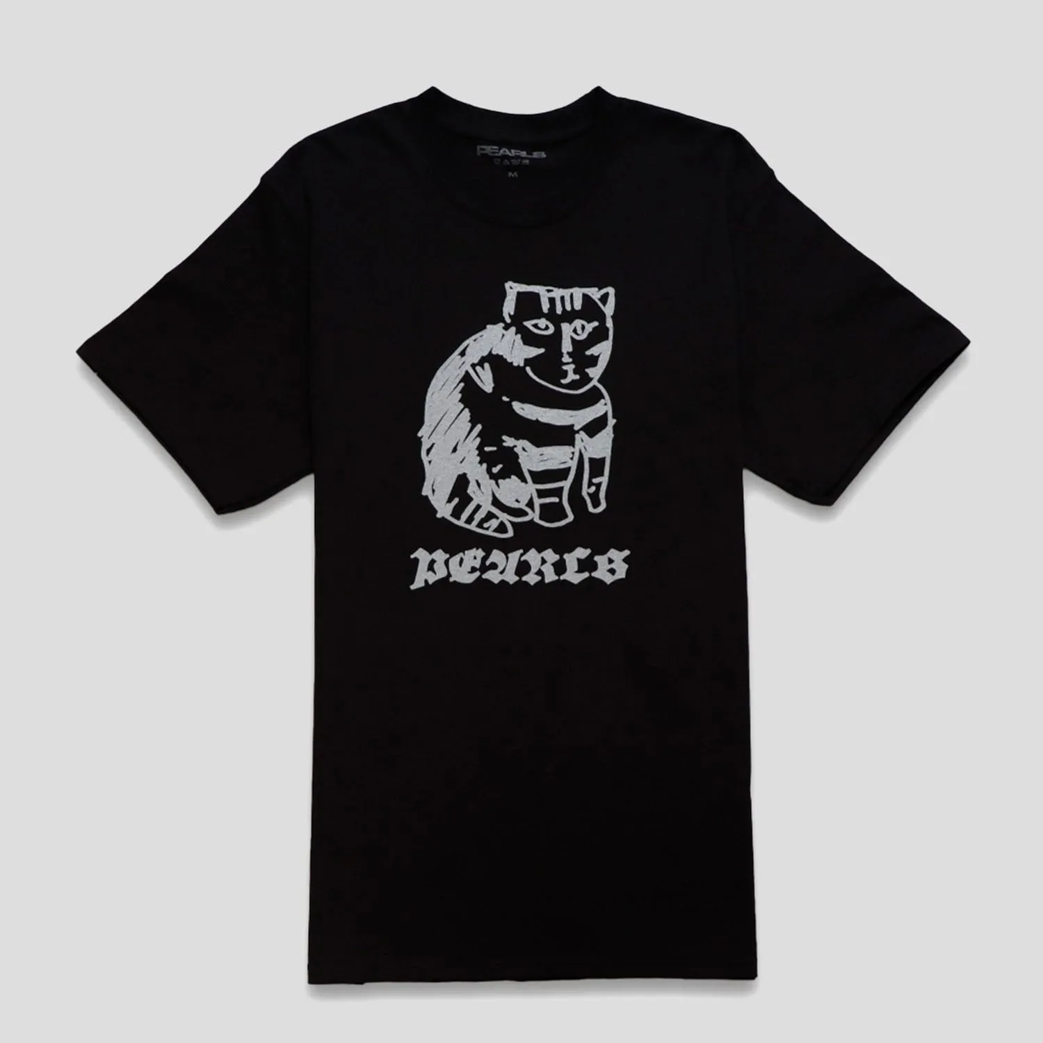 Pearls Tabby Tee - Black Trendy Fashion