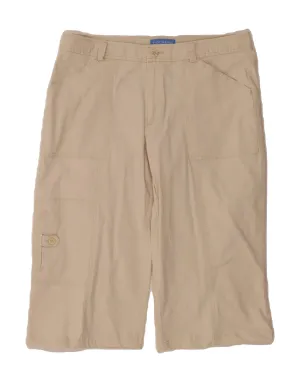 DOCKERS Womens Bermuda Shorts US 8 Medium W30  Beige Cotton UV Protection