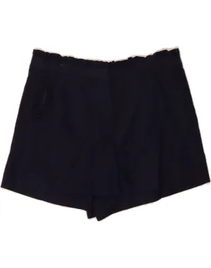 vacation wear J. CREW Womens Chino Shorts US 8 Medium W32 Navy Blue Linen