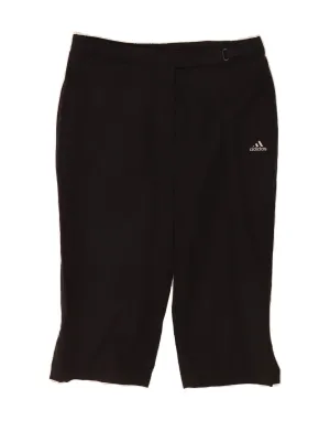 Customizable Option Streamlined Design ADIDAS Womens Bermuda Shorts UK 12 Medium W30 Black