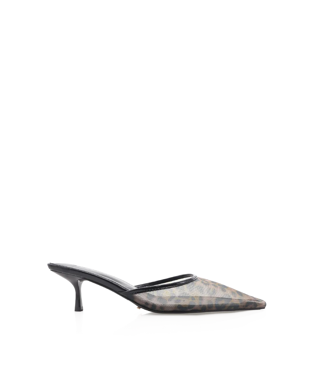 Decorative High Heels platform WINTON - LEOPARD MESH