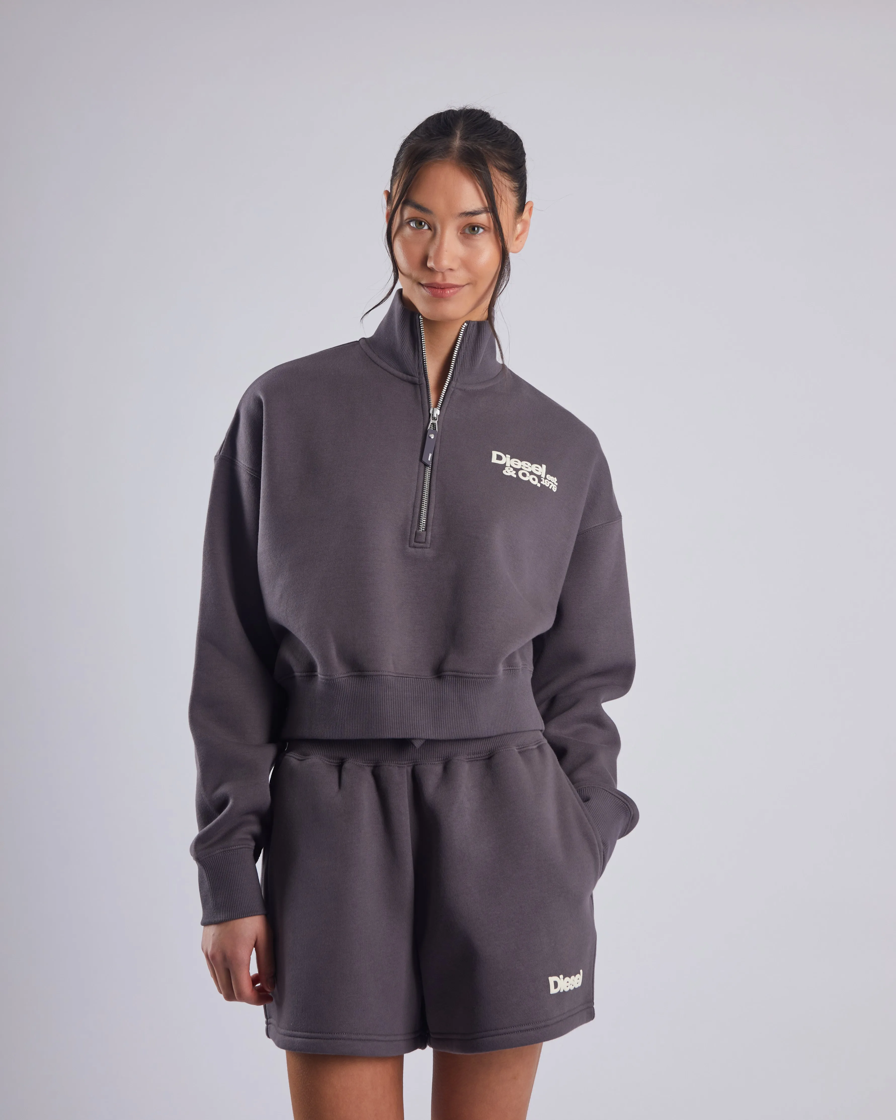 Layer Comfort product birthday allure Raffaella Half Zip Dark Clay