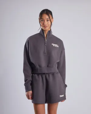 Urban Look Raffaella Half Zip Dark Clay