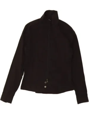 Streamlined Design Work Appropriate PRADA Womens Shirt Medium Black