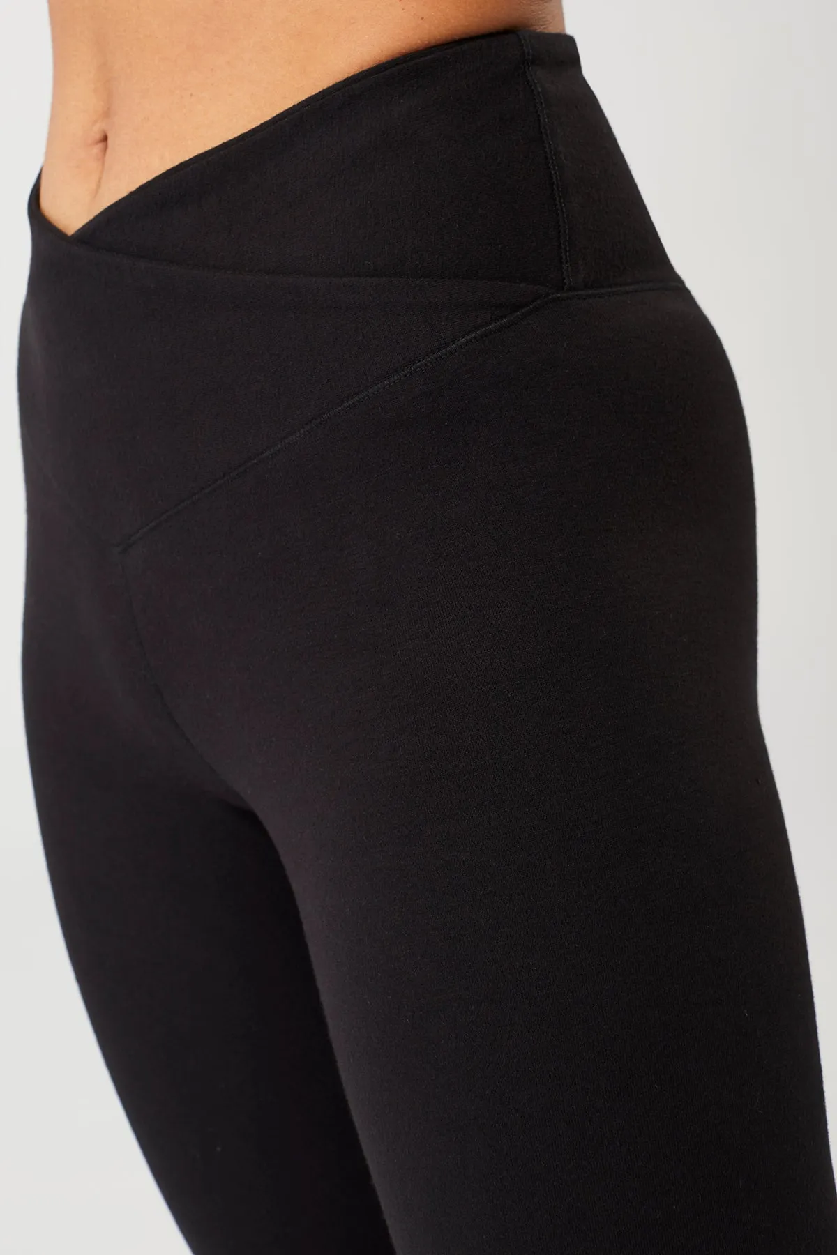 Wrap Legging - Black, GOTS Ultra light