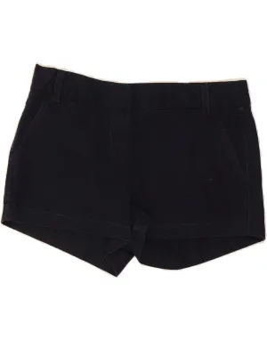 J. CREW Womens Chino Shorts US 10 Large W34 Navy Blue Cotton Earthy Palette