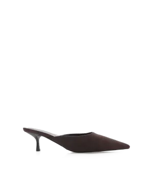 Luxe Boots with Heels WYNONNA - DARK CACAO SUEDE