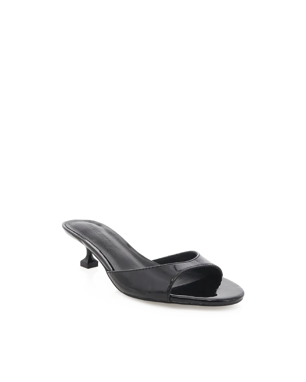 luxe feel Buckle Detail YASSER - BLACK PATENT