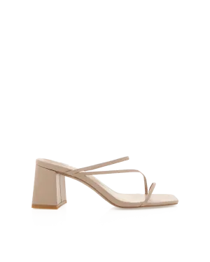 YAZMIN 2.0 - LATTE Vibrant Tone Sexy Red Heels