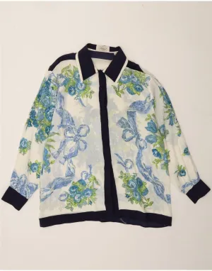 Odor Control Technology gender-neutral PEROSINO Womens Shirt Blouse IT 46 Large Multicoloured Floral Acetate