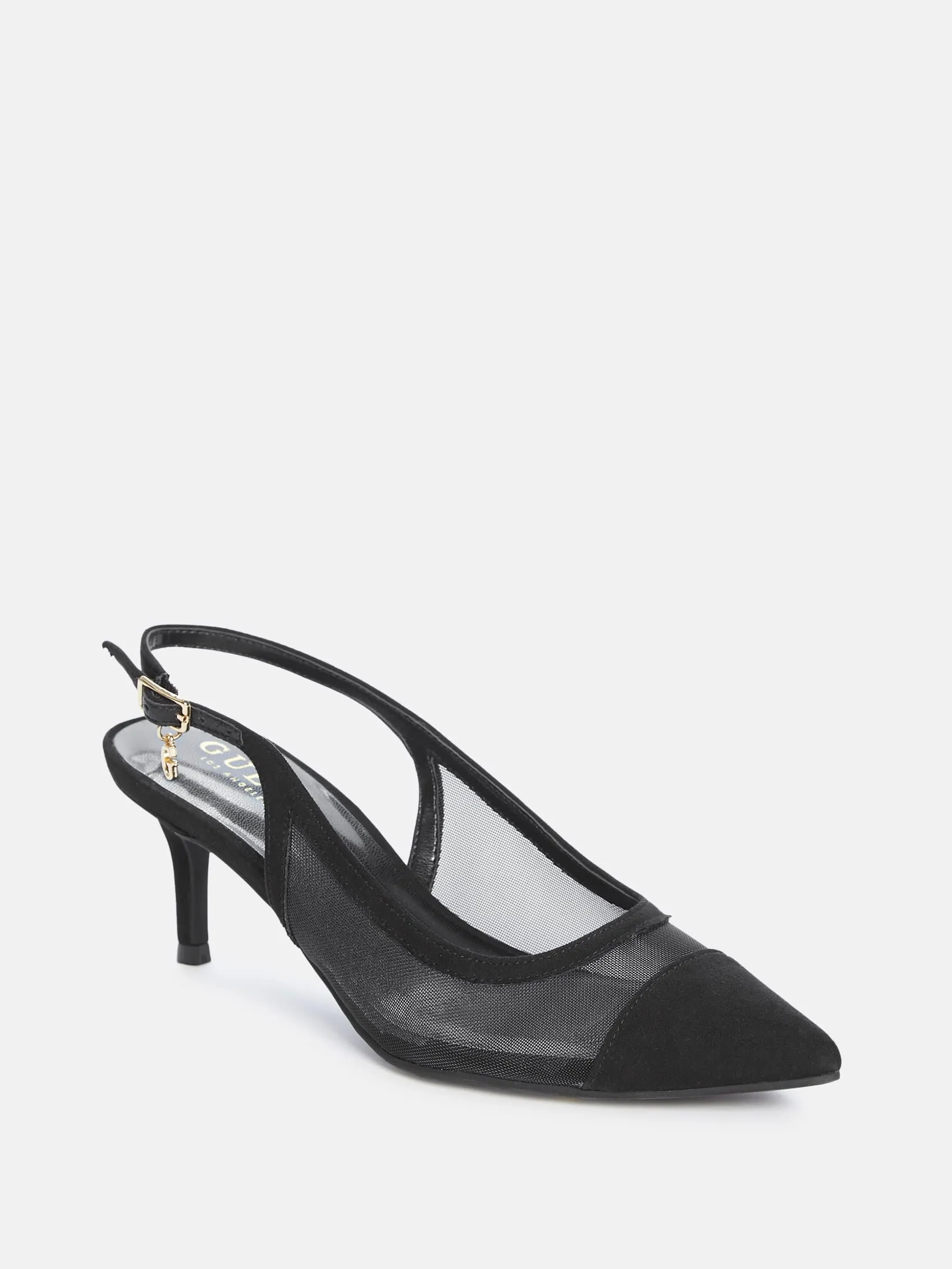 Chic Heels Zoeyy Slingback Kitten Heels