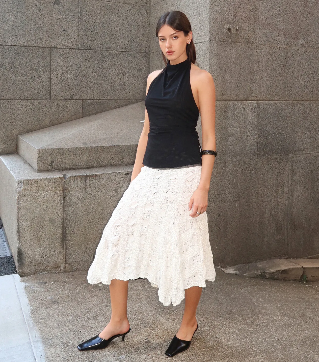 Comfortable ankle support Zubi Black Hi Shine