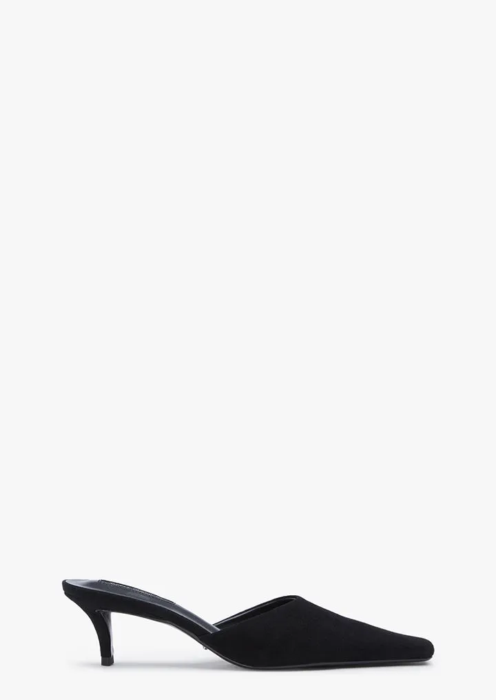 High Top Style Zubi Black Suede